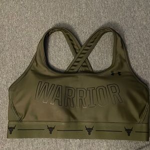 UNDER ARMOUR PROJECT ROCK WARRIOR SPORTS BRA
